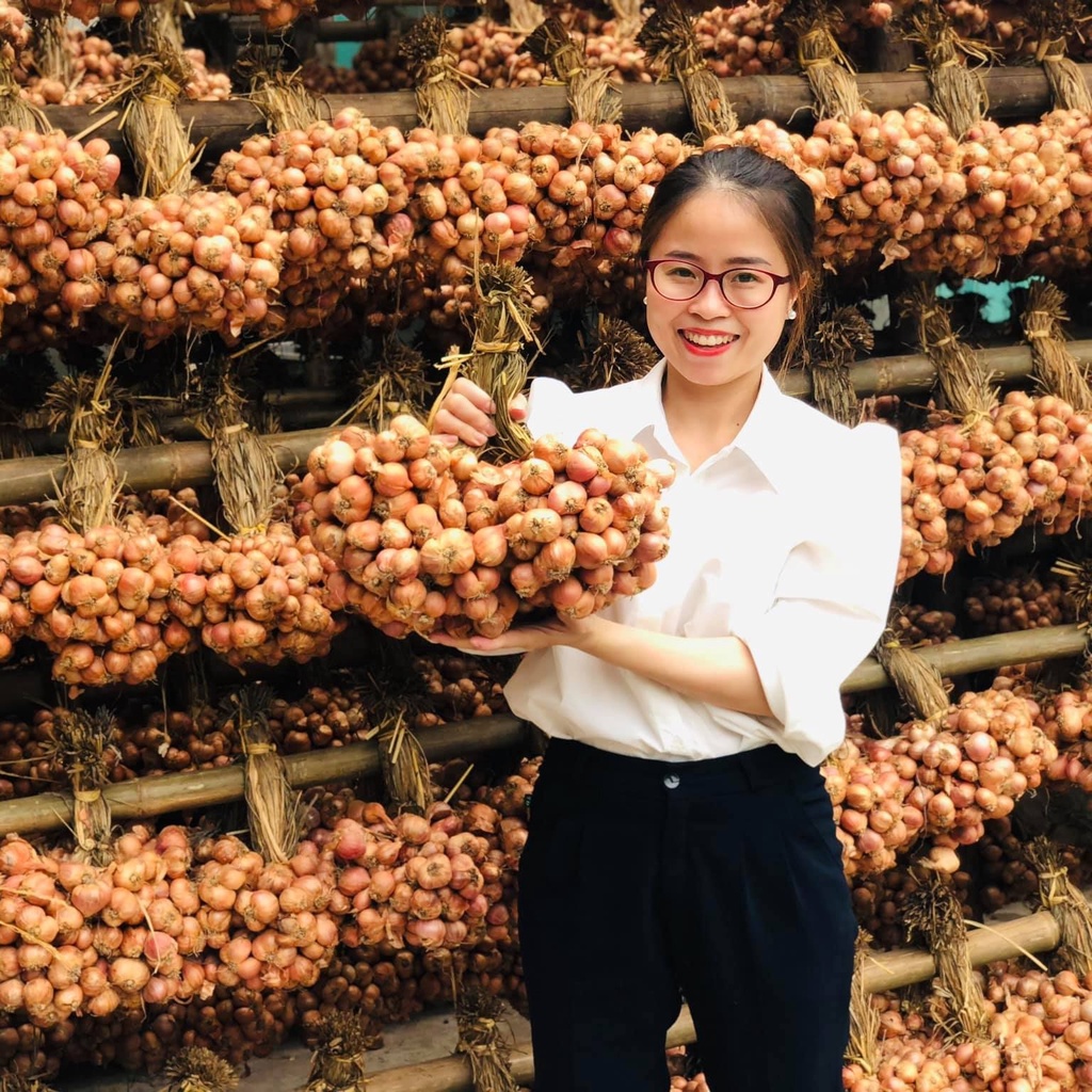 Hành ta khô 2kg, Hành bắc Hải Dương, loại 1 đã chọn lọc