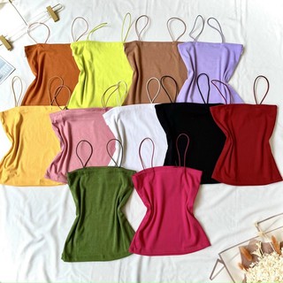áo 2 dây cọng bún 2 dây trơn chất borip-U