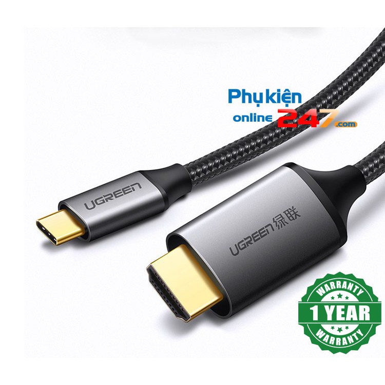 CÁP KẾT NỐI ĐIỆN THOẠI MÁY TÍNH BẢNG CÓ CỔNG USB C RA MÁY CHIẾU - TV HDMI