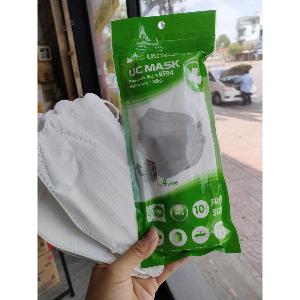 Thùng 300 cái Khẩu trang y tế 4D KF94 UC Mask