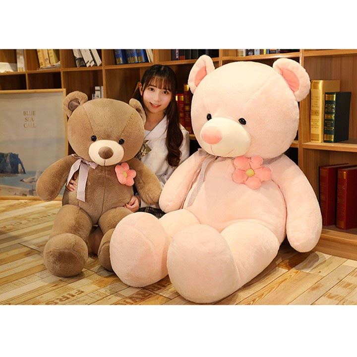 Thú nhồi bông, Gấu bông teddy đeo nơ xinh xắn cỡ lớn