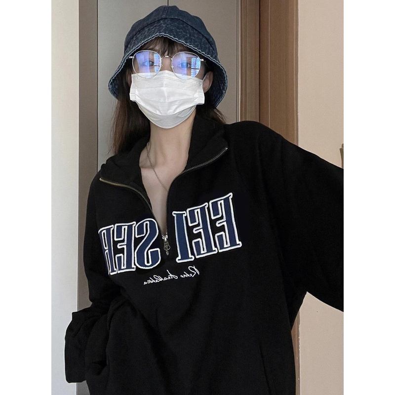 ÁO SWEATER CỔ POLO FORM RỘNG ÁO NAM NỮ ĐẸP 2022