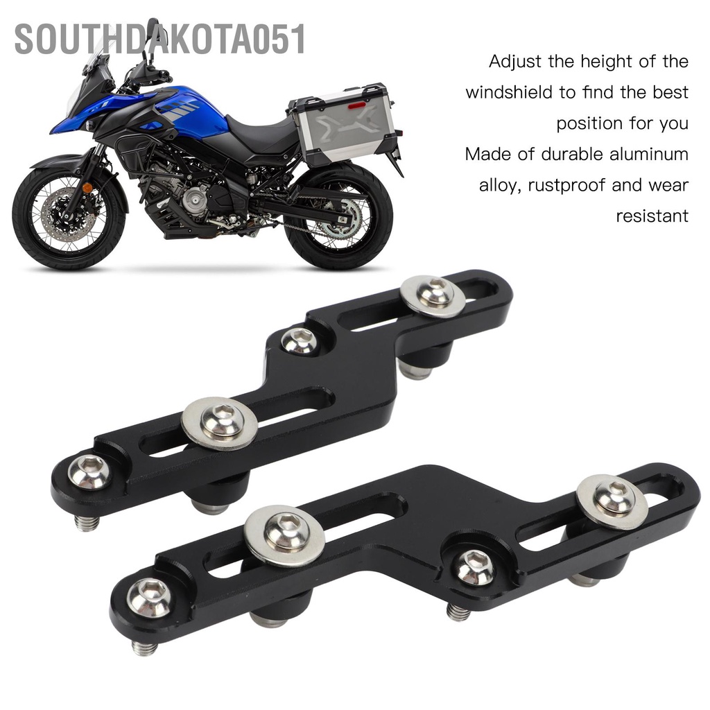 Southdakota051 Bộ giá đỡ kính chắn gió cho xe máy Thay thế SUZUKI V ‑ STROM DL650 2017‑2020