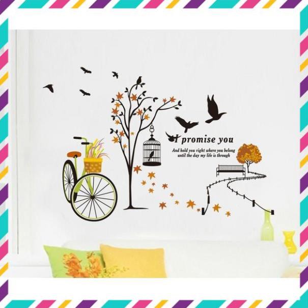 Decal dán tường I PROMISE YOU- JM7248 Zooyoo
