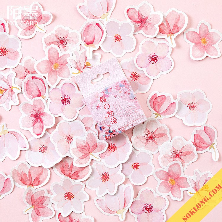 Set trang trí sổ Klong Bullet journal Dream - bộ quà tặng có sticker, note, washi tape Luv 100