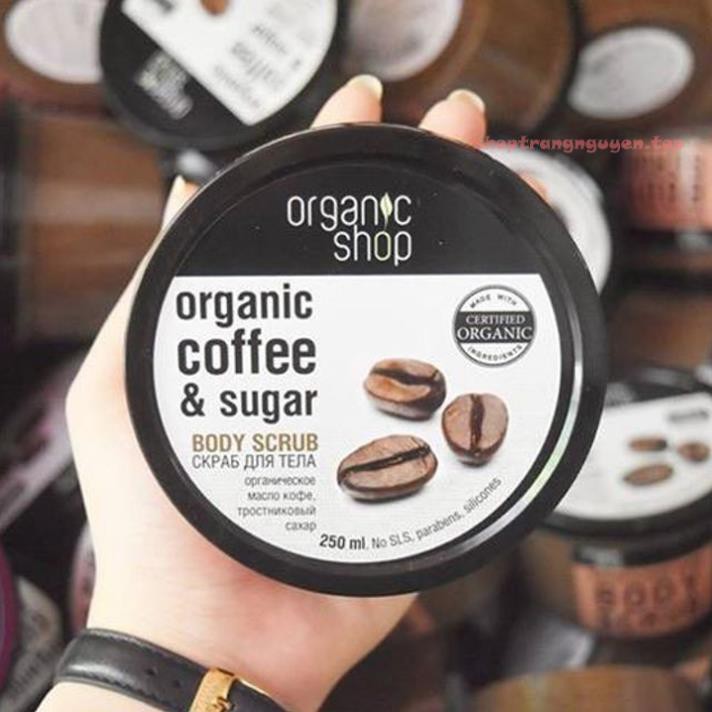 Tẩy Da Chết Toàn Thân Organic Coffee & Sugar Body Scrub 250ml