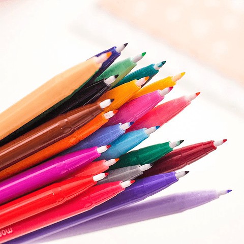 Plus Pen 3000 - Bộ bút màu Monami 0.4mm, Coloring - Drawing - Journaling