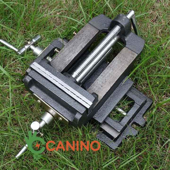 Bàn trượt tịnh tiến 2 chiều kết hợp ê tô 3 tầng lắp khoan bàn Bảo hành 12 tháng, được đúc bằng gang thép nguyên khối