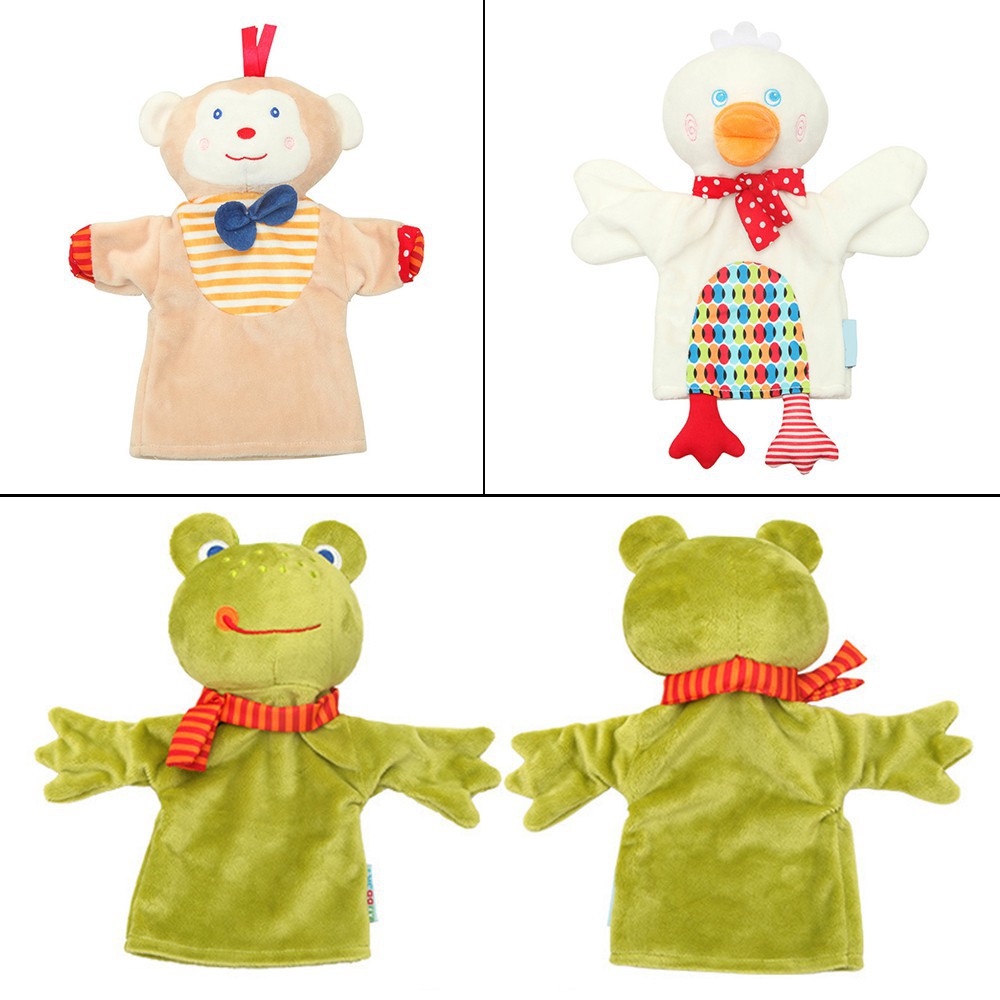 Con rối bàn tay hình động vật dễ thương xinh xắn