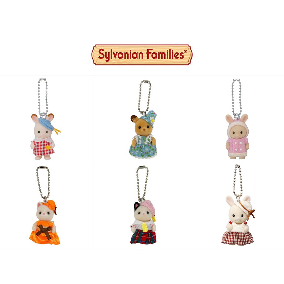 Hàng Lưu Niệm Sylvanian Families Bộ Sưu Tập Móc Khóa Các Nhân Vật Siêu Dễ Thương Keychain 2