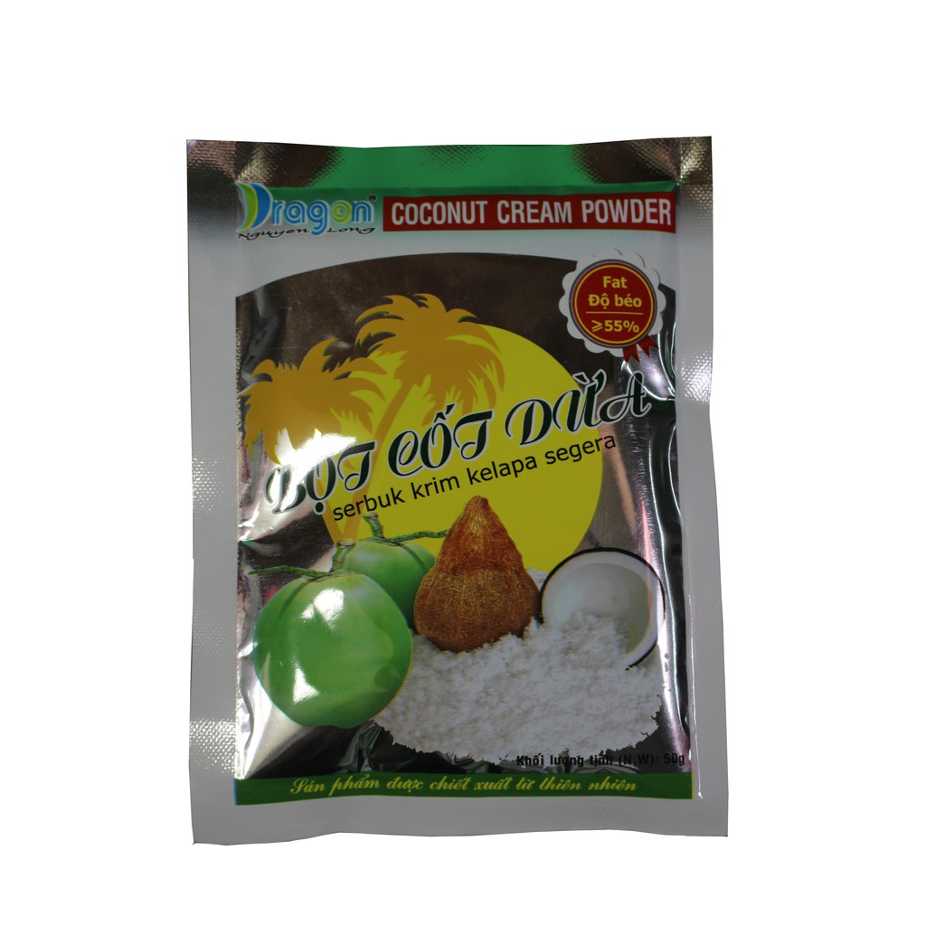 BỘT CỐT DỪA NGUYÊN CHẤT DRAGON (55% BÉO)