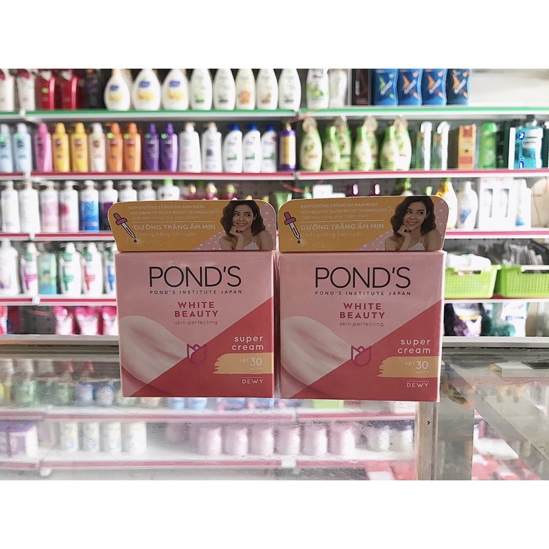Kem Dưỡng Trắng Da chống nắng ngày và đêm PONDS 50g-30g