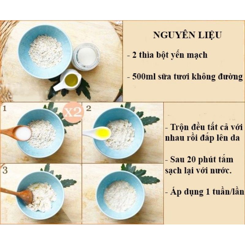 Bột yến mạch Úc nguyên chất loại xay mịn