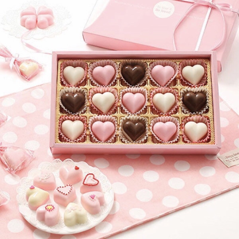 Set làm Chocolate Valentine / Bộ tự làm Sô cô la Hàn Quốc