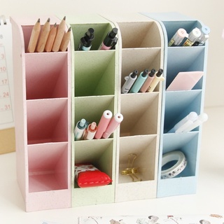 Kệ 4 ngăn mini trang trí bàn học đựng phụ kiện, bút viết, washi nhiều màu cực xinh -