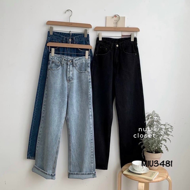 ( Ảnh thật fom đẹp) QUẦN JEANS HÀN DÁNG SUÔNG new summer