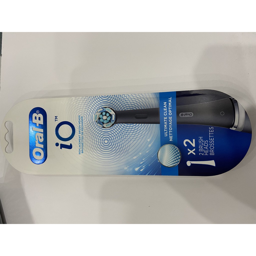 Đầu bàn chải đánh răng điện Oral-B iO Ultimate Clean Brush Head Black