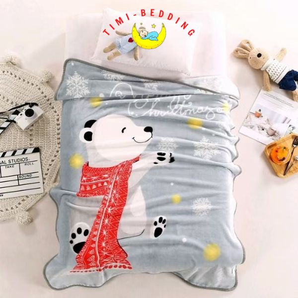Chăn mền lông tuyết cho bé ấm áp, thoáng mát kích thước 1x1,4m – Timibedding