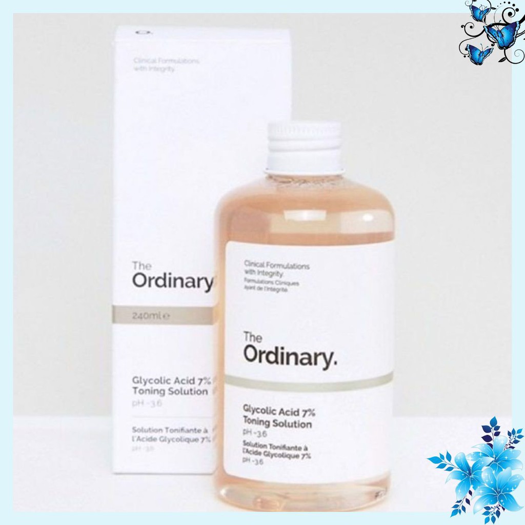 Toner tẩy da chết làm sạch Glycolic Acid 7% Toning Solution - The Ordinary ♥ᑕ
