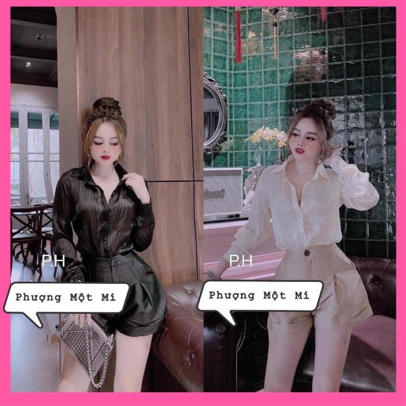 Sơ mi nhũ kẻ 4 màu | BigBuy360 - bigbuy360.vn