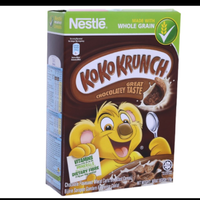 Ngũ cốc ăn sáng Nestle Koko Krunch hộp 170g