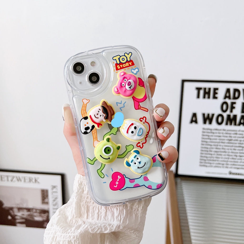 Ốp Điện Thoại Hình Gấu 3D Cho iPhone 14 / 13 / 12 / 11 / X / 8 / 7P