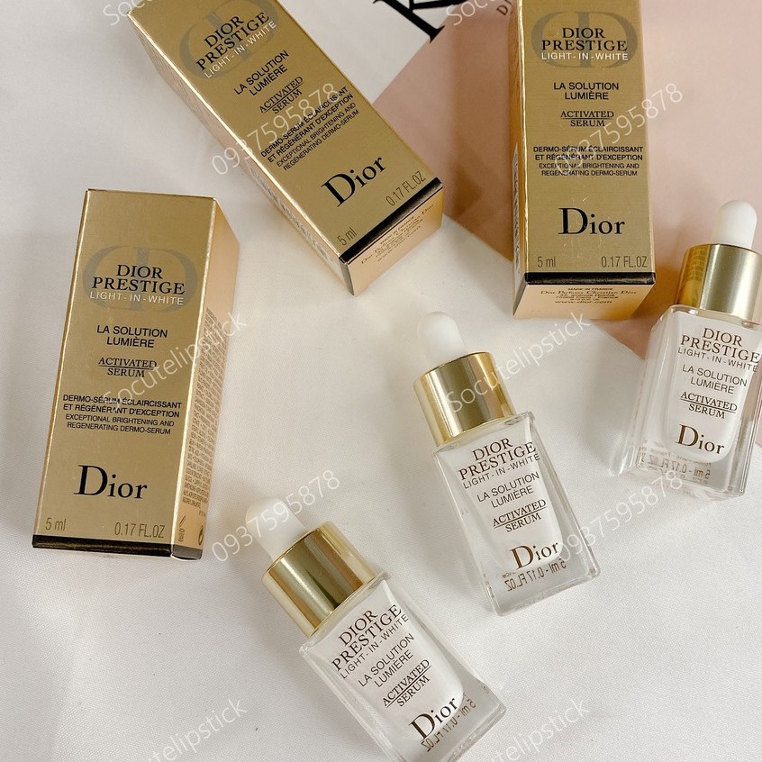 Tinh Chất Dưỡng Sáng Da D.IOR - Prestige Light-In-White La Solution Lumiere Serum 5ml