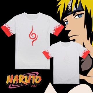 Áo thun anime Hokage đệ tứ  trắng