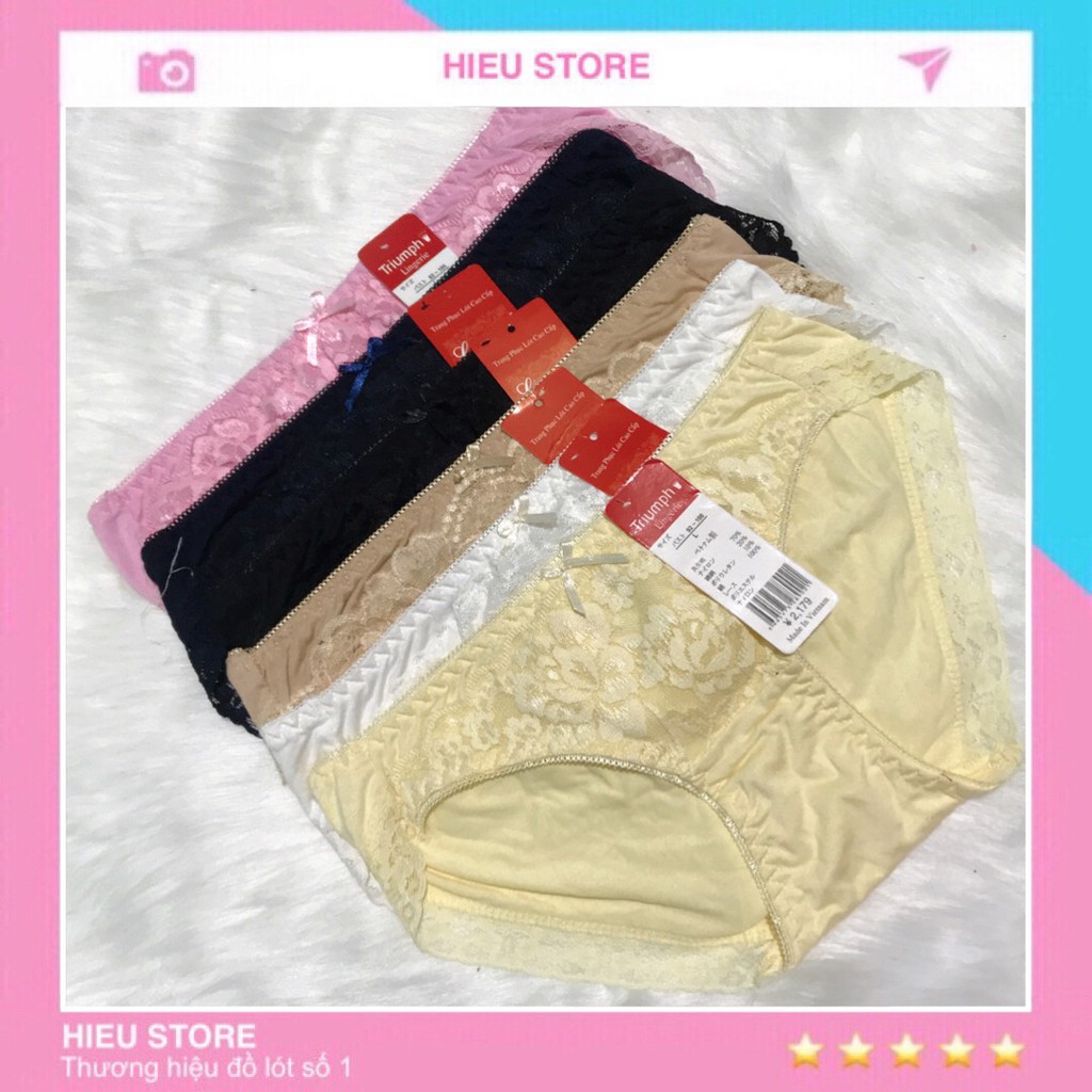 Quần Lót Nữ Cotton Phối Ren Thấm Hút Tốt ⚡FreeShip⚡ Quần lót Chất Vãi Mềm Hàng VNXK Hieu Store24h | BigBuy360 - bigbuy360.vn