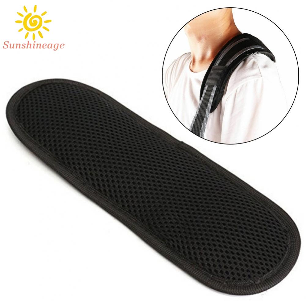 Guitar Strap Shoulder Pad Black 8.6x2.9in Breathable For Guitar Player