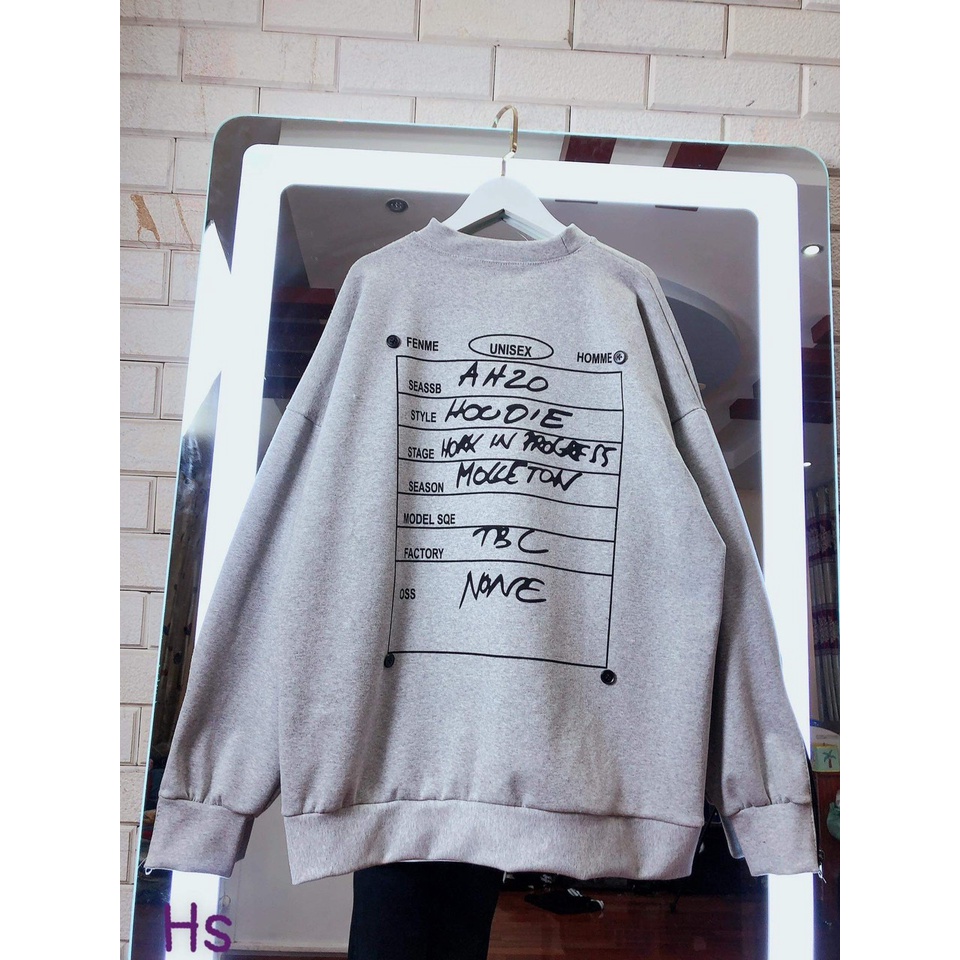 Áo Sweater Nam Nữ Celina - Áo Thu Đông Chất Nỉ Ngoại Mềm Mịn màu Xám Hottrend 2021 Có Ảnh Thật Tự Chụp Unisex X.Store