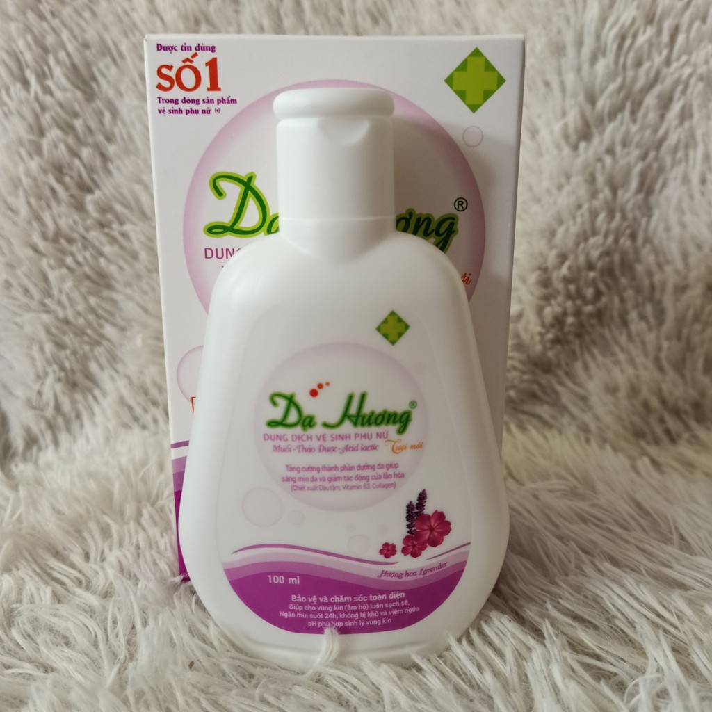 Dung dịch vệ sinh phụ nữ Dạ Hương (100ml) - TẶNG XÀ PHÒNG TRẮNG DA THÁI LAN