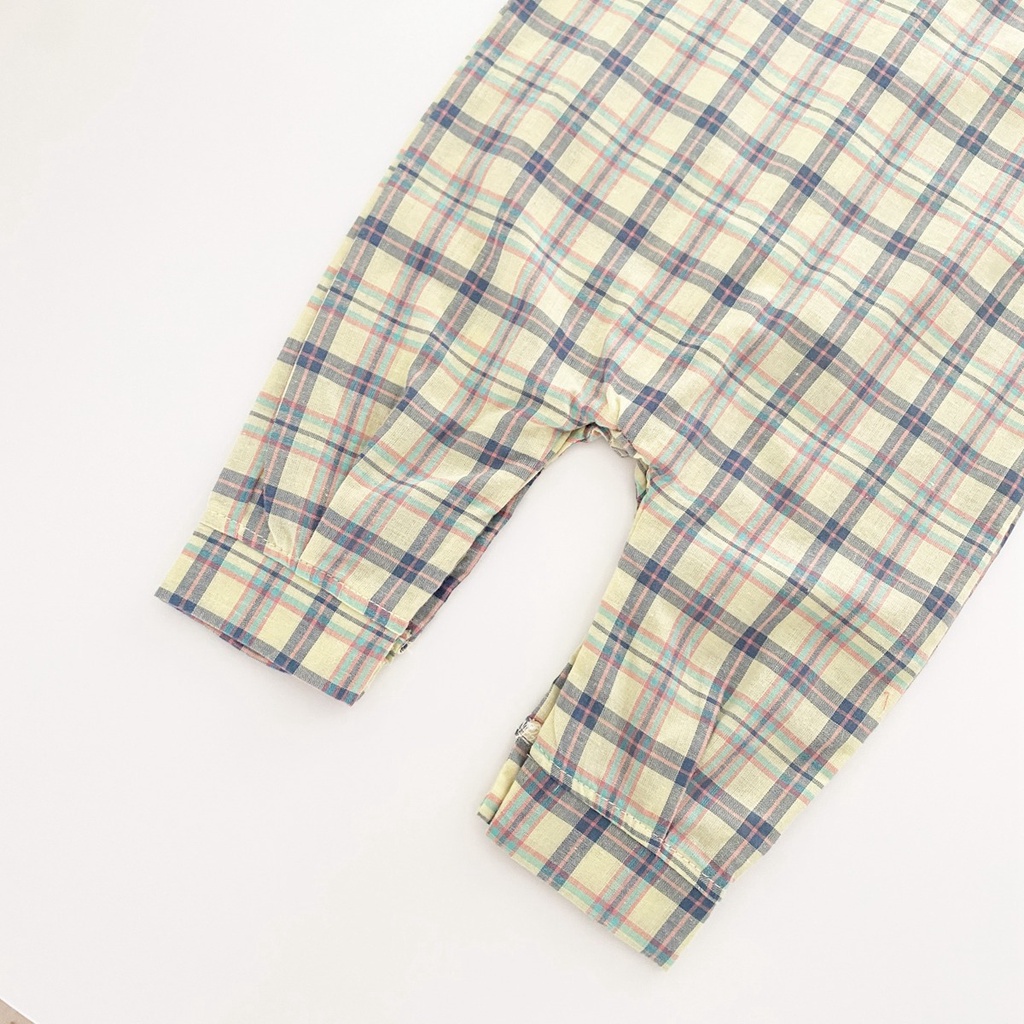 Sanlutoz Đứa bé Những cậu bé Rompers Thời trang Kẻ sọc Tay áo dài Dễ thương