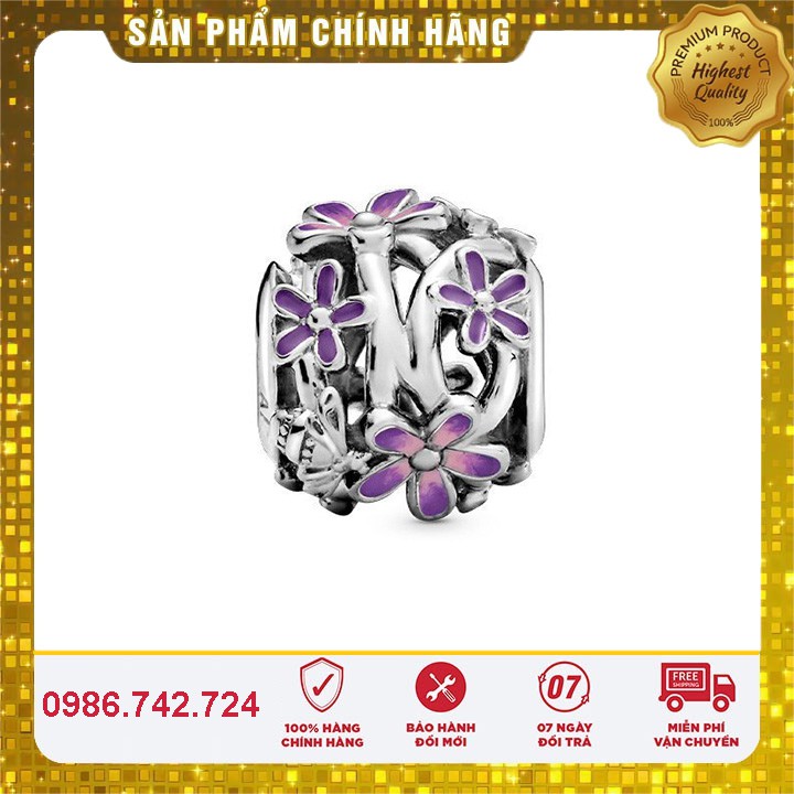 [Hàng cao cấp] Charm Bạc S925 ALE Cao Cấp - Charm bạc hoa năm cánh - Mã sản phẩm CHARMBAC_DNJ00009