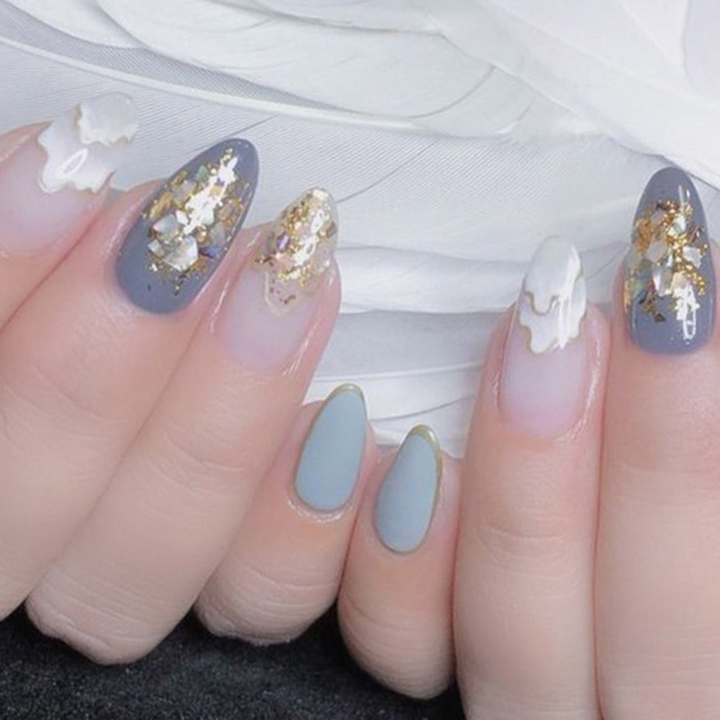 1 Hộp Đá Vỏ Sò Trang Trí Móng Tay Nhỏ Gọn Sành Điệu