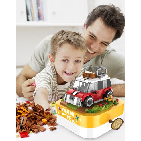 Mô hình lắp ráp, đồ chơi Hộp nhạc nanoblock JAKI