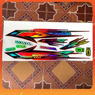 [ SALE KỊCH SÀN ] Tem Chế Wave S 0182 Cán 7 Màu 3 Lớp Chống Phai Màu Cam Đỏ