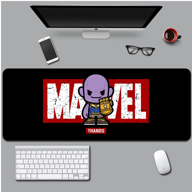 Miếng Lót Chuột Lớn Marvel Kích Thước 80x30cm Decor Trò Chơi Máy Tính Văn Phòng