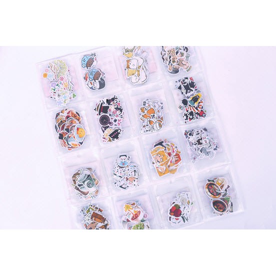 Sticker dạng túi S12 ngộ nghĩnh phong cách cute dễ thương