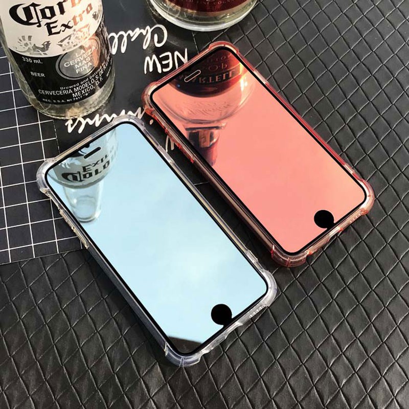 Ốp Điện Thoại Kính Cường Lực Tráng Gương In Hình Tắc Kè Hoa Cho iPhone 12 11 Pro Max X XS XR SE 6 6s 7 8 Plus