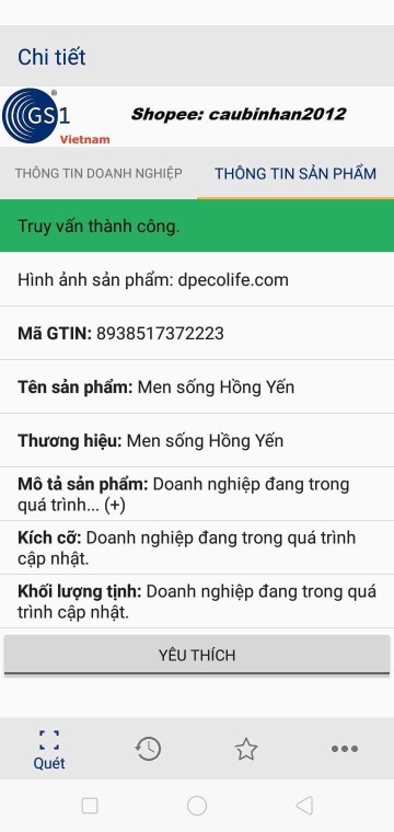 Men Sống Hồng Yến Cầu Bình An Hộp 20 Gói Men 3gr | BigBuy360 - bigbuy360.vn