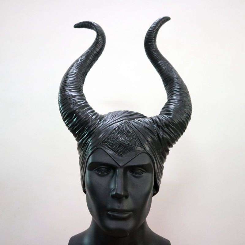 Mũ cosplay Halloween Tiên Hắc Ám Maleficent Có Sừng Phiên Bản 2014 và 2019