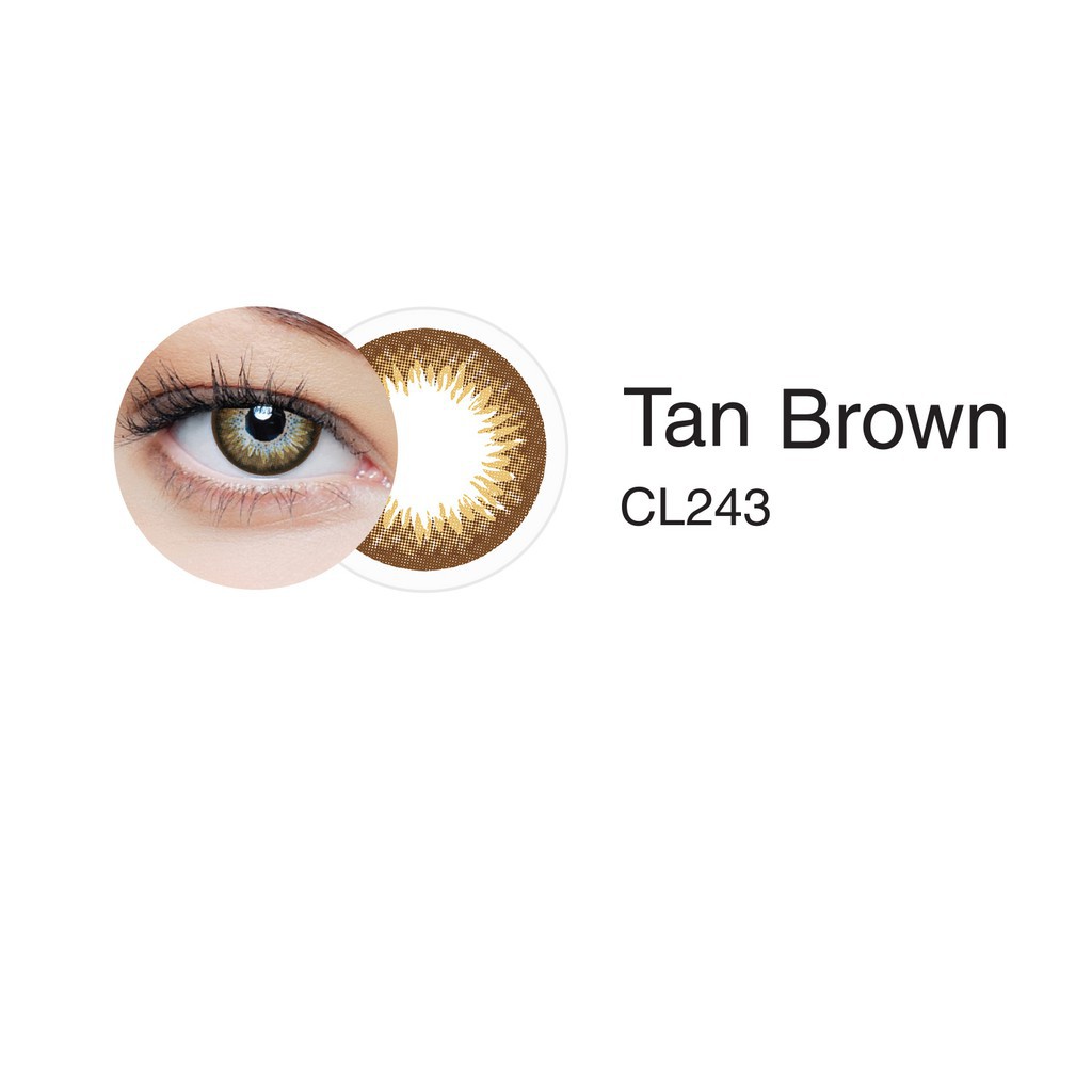Kính áp tròng cận 1 ngày có màu Thiên Hà OPTICAL Clearlab Mỹ độ ẩm cao mỏng 3 màu thời trang Gray Green Brown