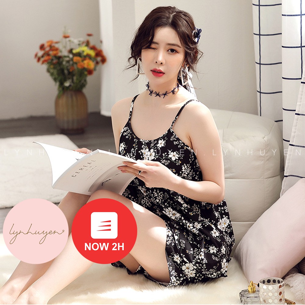 [Mã WASKT304 giảm 15% tối đa 30K đơn 99K] Đồ Ngủ 2 Dây Nữ Họa Tiết Dễ Thương - 13 Màu - BN005