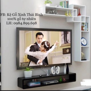 Trọn bộ kệ treo tường hiện đại (như hình mẫu)