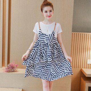 Set đầm bầu kiểu yếm cao cấp