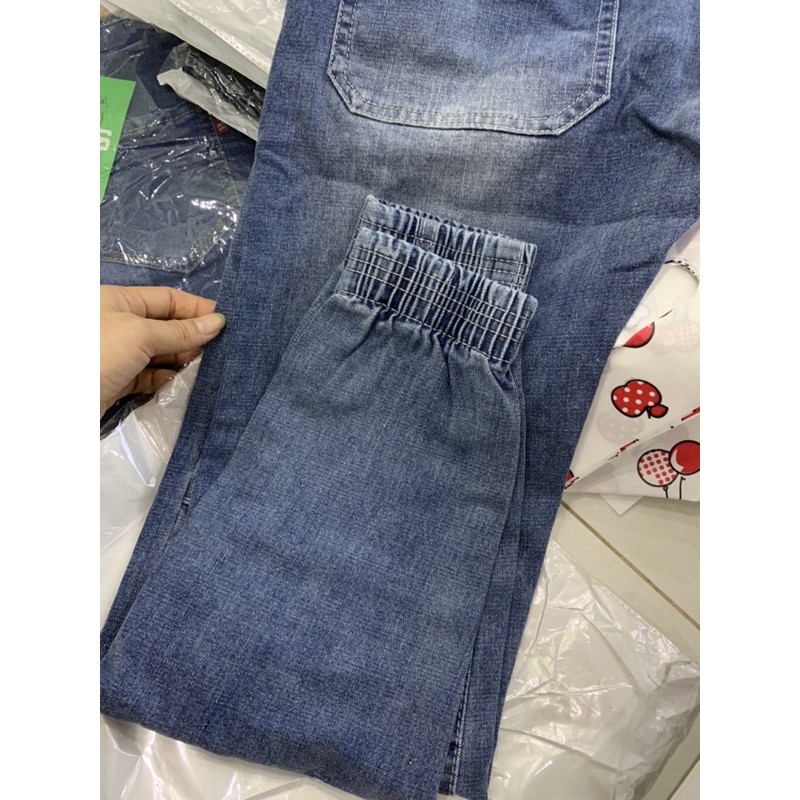 quần jean kiểu bo chun dưới gấu ( video hình thật ) | BigBuy360 - bigbuy360.vn