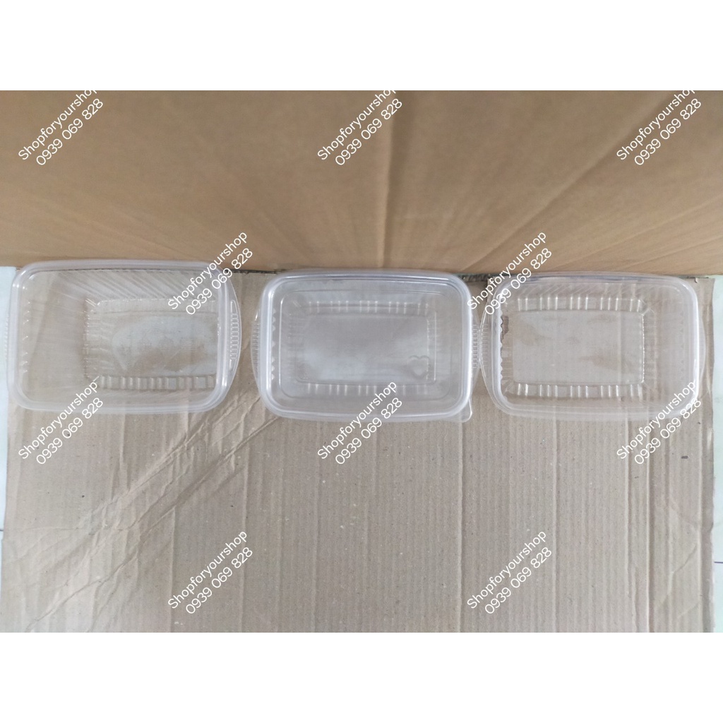 50 HỘP CHỮ NHẬT 500 - 750 - 1000ml