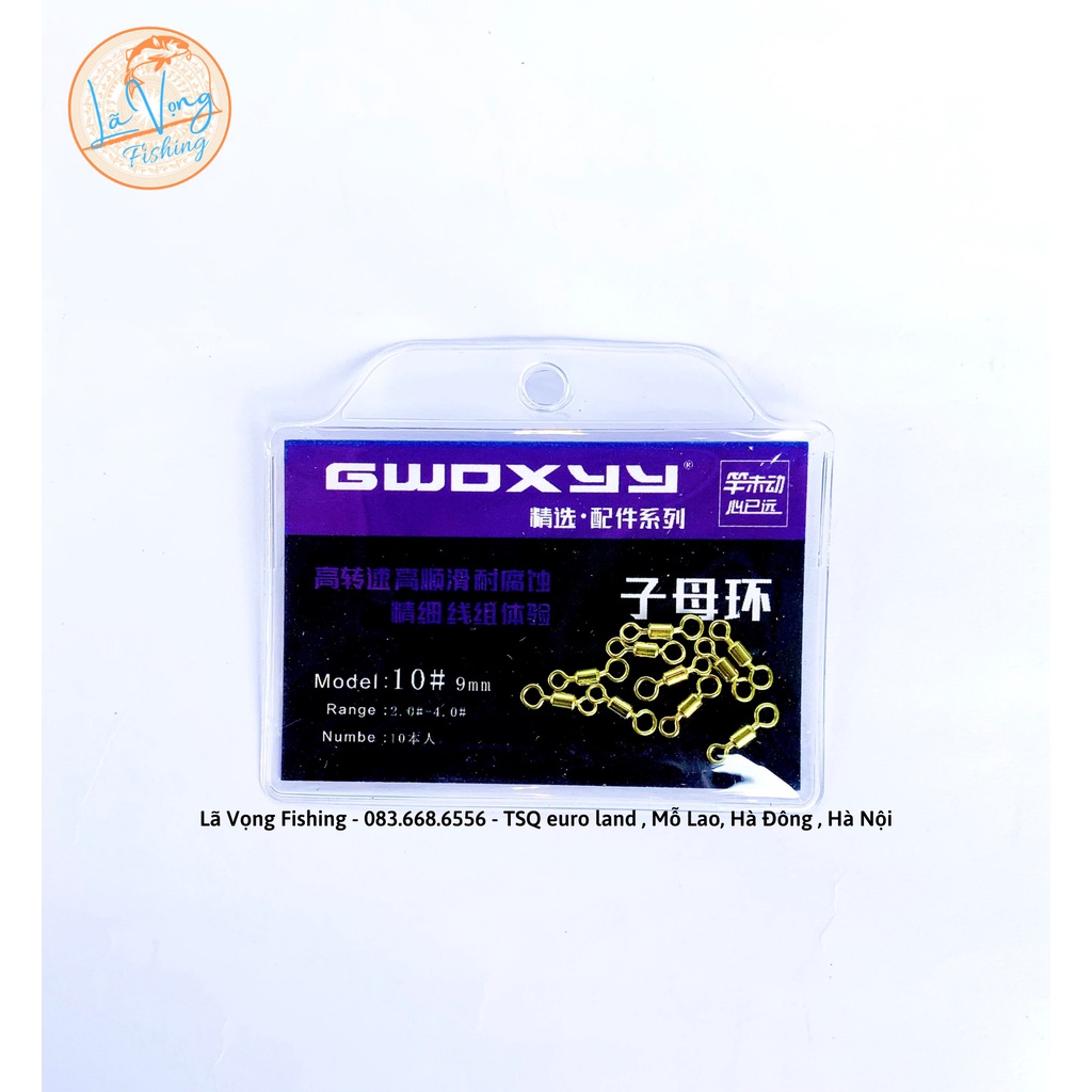 Mani số 8 GWOXYY 10 chiếc Khóa số 8 câu đài cao cấp