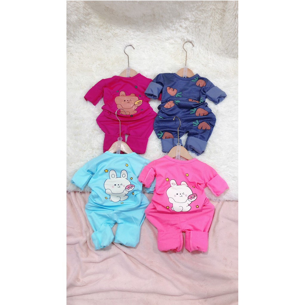 BỘ NỈ IN HÌNH THỎ ĐÁNG YÊU CHO BÉ TRAI BÉ GÁI TỪ 8-18KG KD